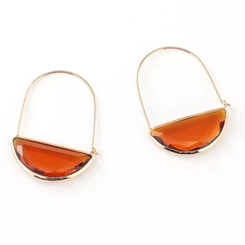crystal hoop earrings M38